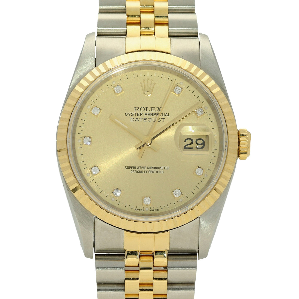 Datejust 16233 - Gents Watch - Diamond Dial - 1992
