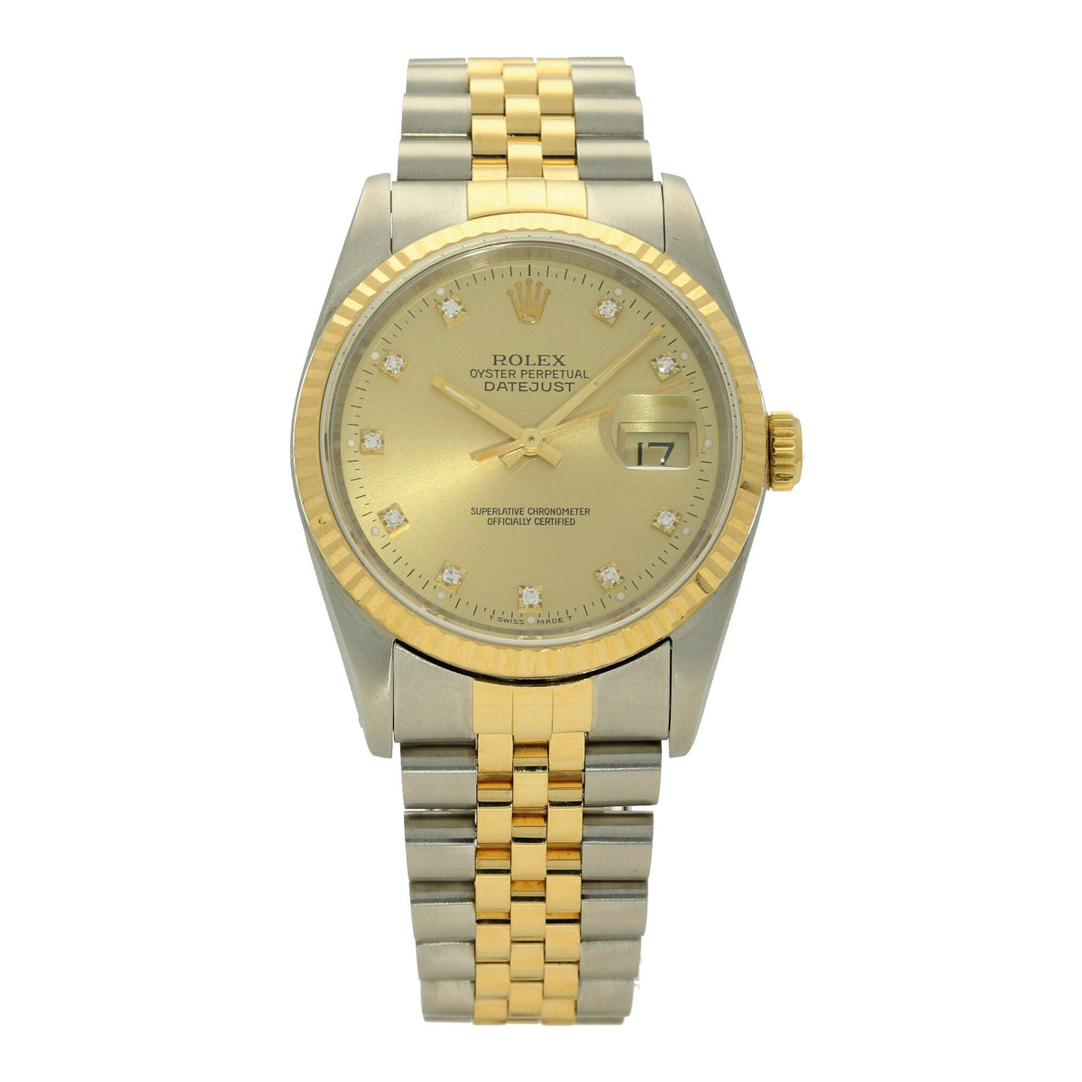 Datejust 16233 - Gents Watch - 1990 - Diamond Dial