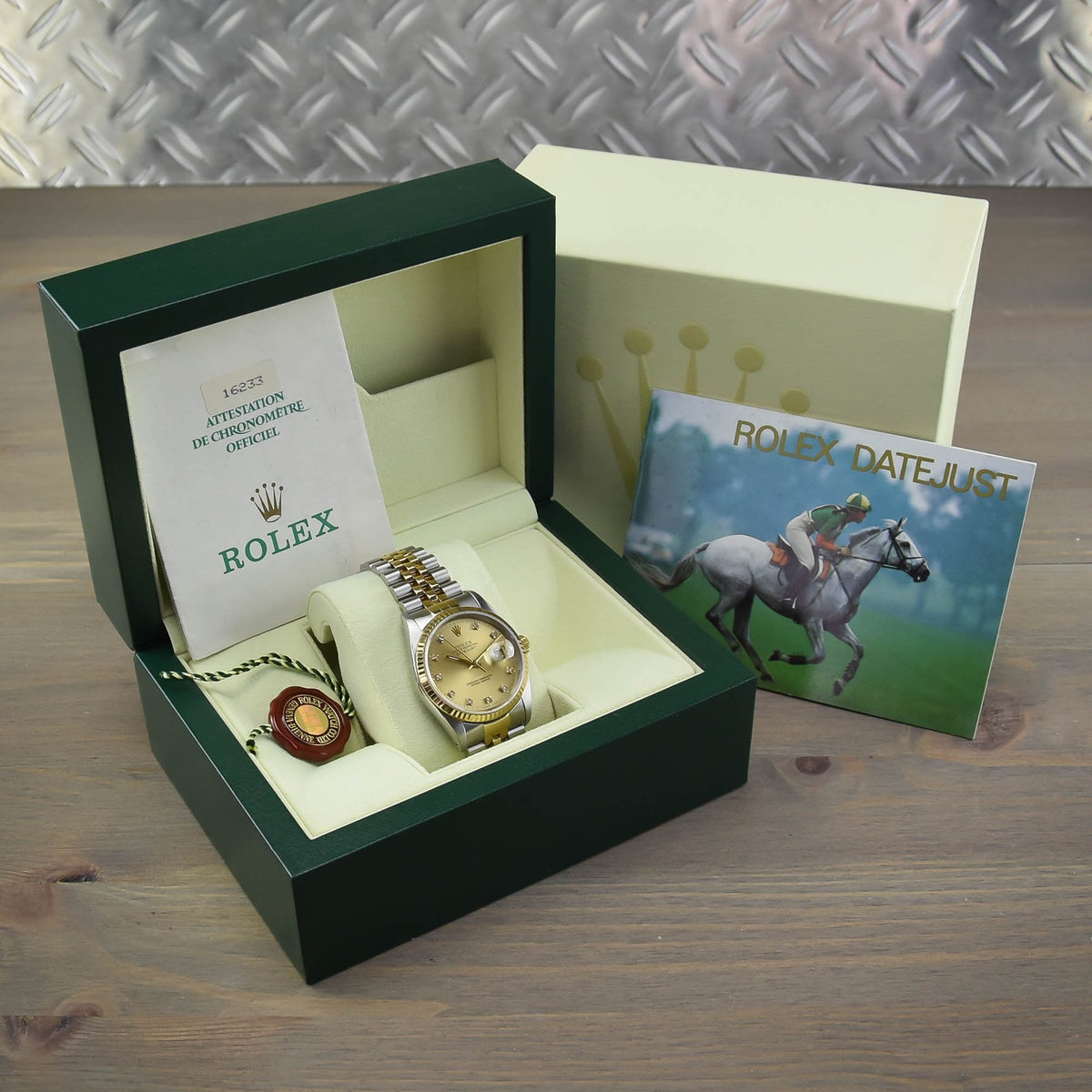 Datejust 16233 - Gents Watch - 1990 - Diamond Dial
