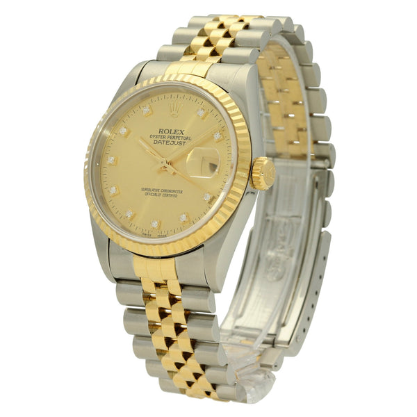 Datejust 16233 - Gents Watch - Diamond Dial - 1994