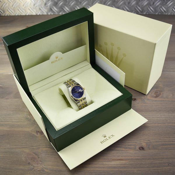 Datejust Oysterquartz 17013 - Blue Dial - Circa 1985