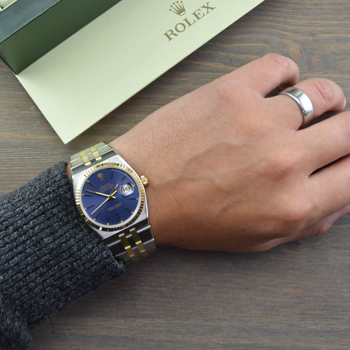 Datejust Oysterquartz 17013 - Blue Dial - Circa 1985
