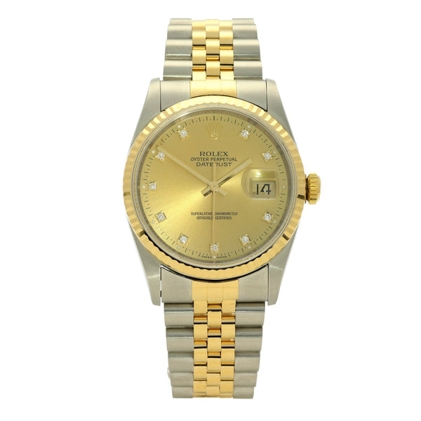 Datejust 16233 - 1995 Diamond Dial Gents Watch