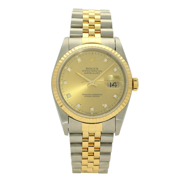 Datejust 16233 - Gents Watch - 1994 - Diamond Dial