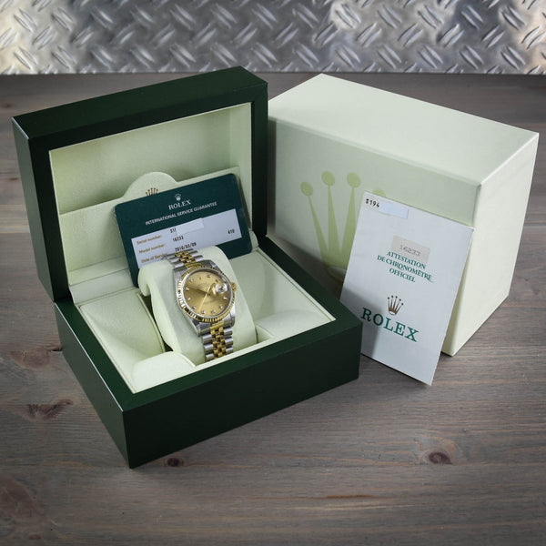 Datejust 16233 - Gents Watch - 1994 - Diamond Dial