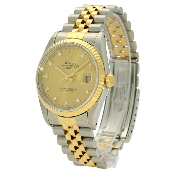 Datejust 16233 - Gents Watch - 1993 - Diamond Dial
