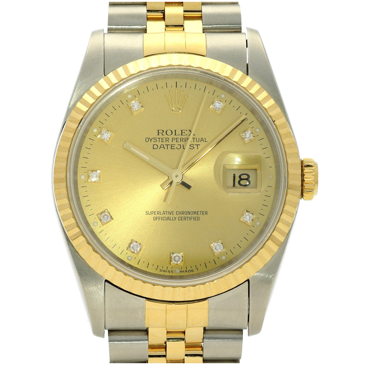 Datejust 16233 - Gents Watch - 1993 - Diamond Dial