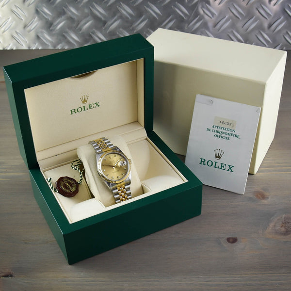 Datejust 16233 - Gents Watch - Champagne Diamond Dial - 1991