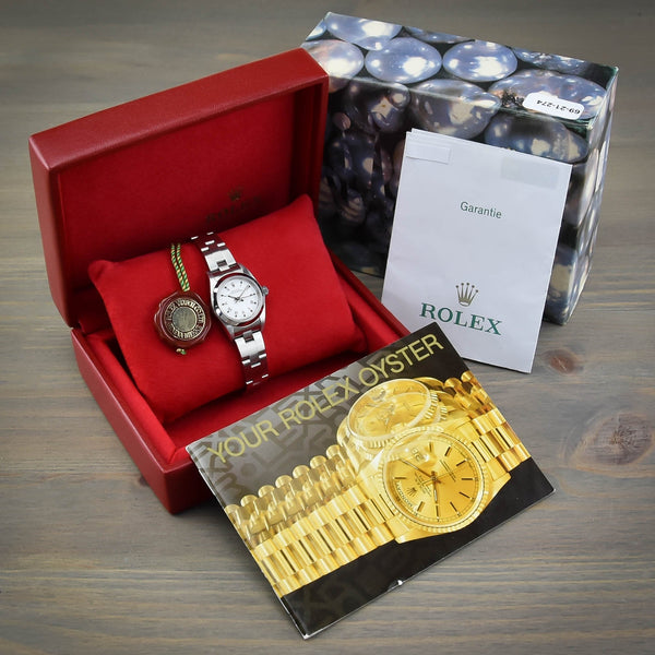 Oyster Perpetual 76080 - 24mm Watch - White Dial - 2004