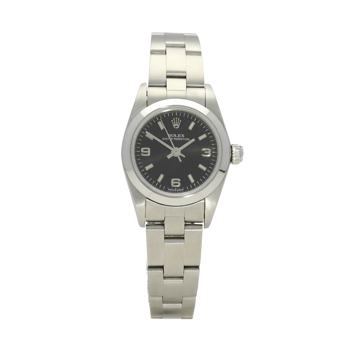 Oyster Perpetual 76080 - 24mm Watch - Black Dial - 2007