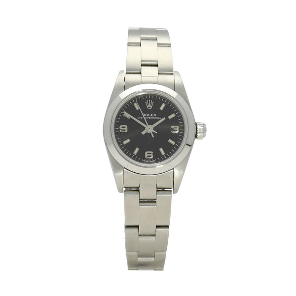 Oyster Perpetual 76080 - 24mm Watch - Black Dial - 2007