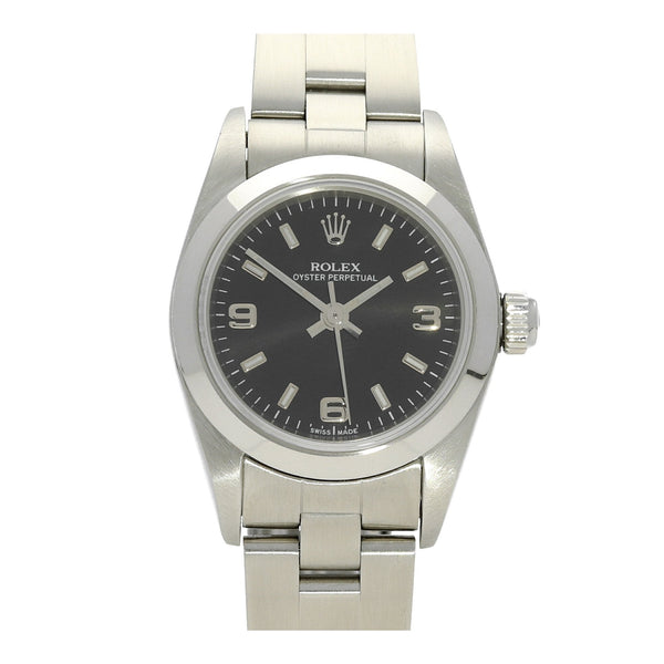 Oyster Perpetual 76080 - 24mm Watch - Black Dial - 2007