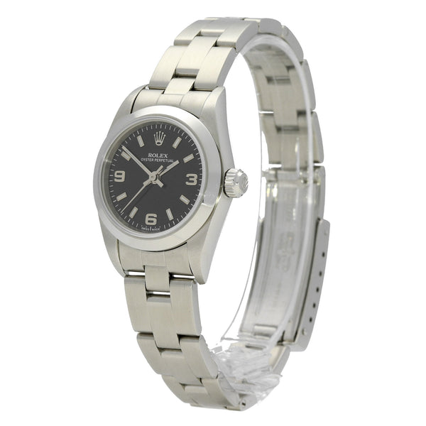 Oyster Perpetual 76080 - 24mm Watch - Black Dial - 2007