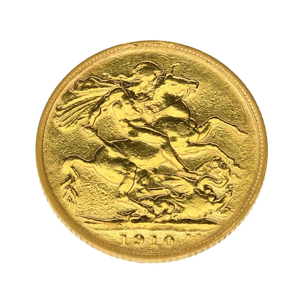1910 King Edward VII Full Sovereign - 8.0g