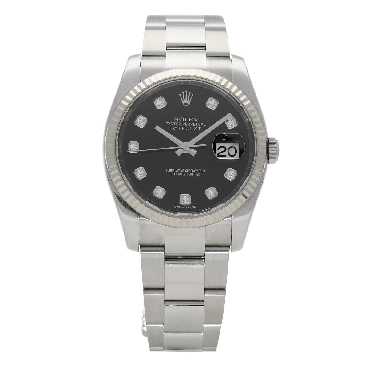 Datejust 116234 - Black Diamond Dial - 2015