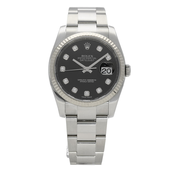 Datejust 116234 - Black Diamond Dial - 2015
