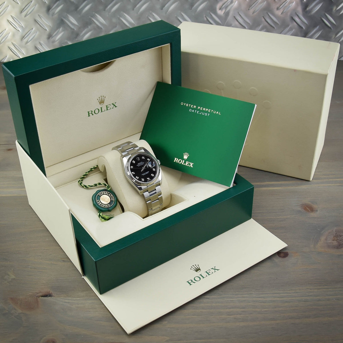 Datejust 116234 - Black Diamond Dial - 2015