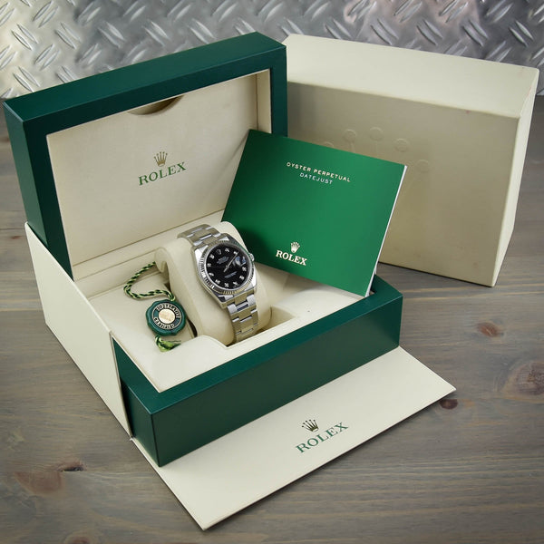 Datejust 116234 - Black Diamond Dial - 2015
