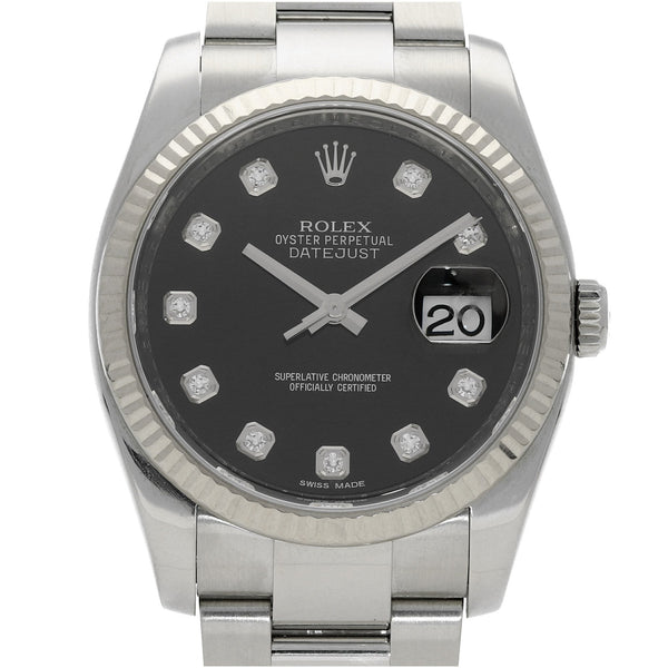 Datejust 116234 - Black Diamond Dial - 2015