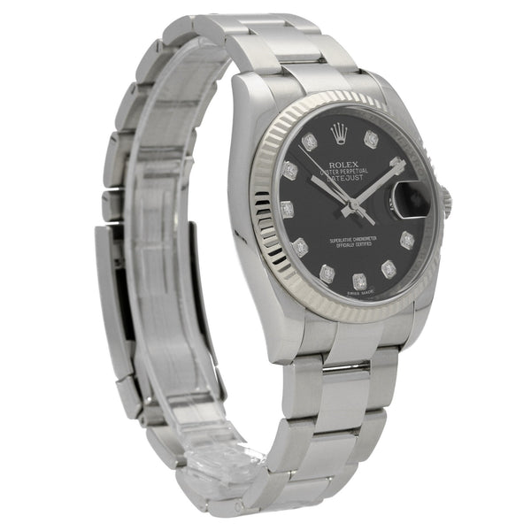 Datejust 116234 - Black Diamond Dial - 2015