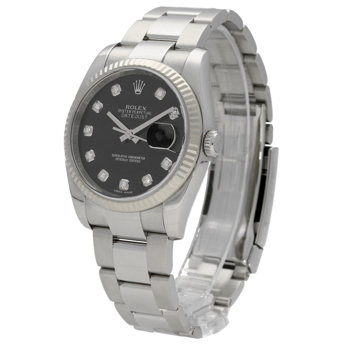 Datejust 116234 - Black Diamond Dial - 2015