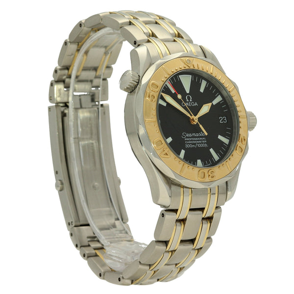 Seamaster 2453.50.00 - Steel & Gold Watch - Black Dial - 2010
