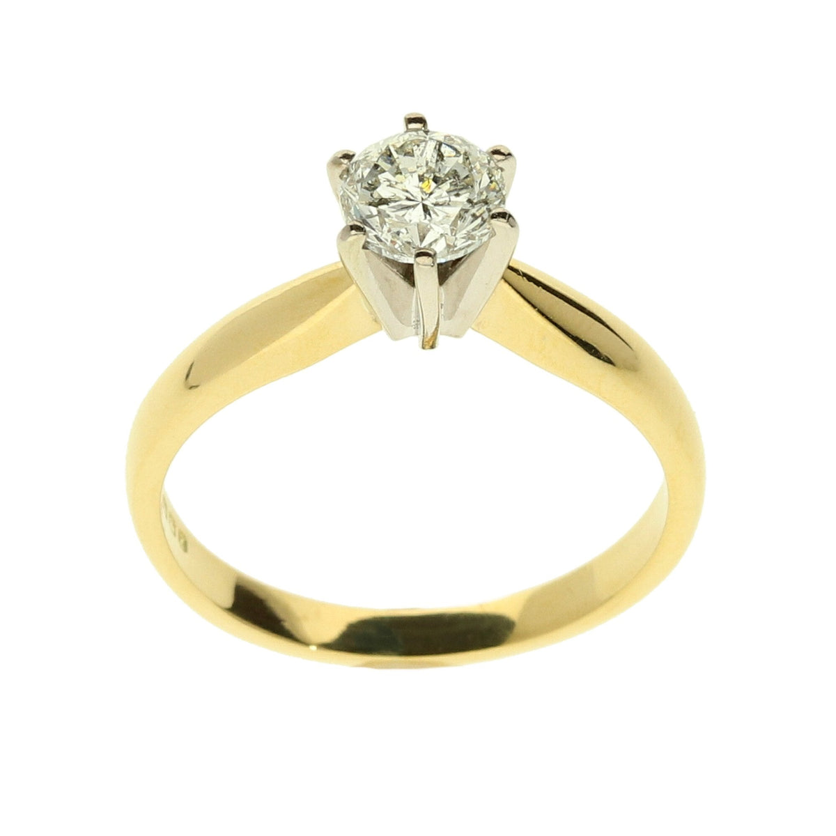 18ct Yellow Gold Engagement Ring - 0.57ct