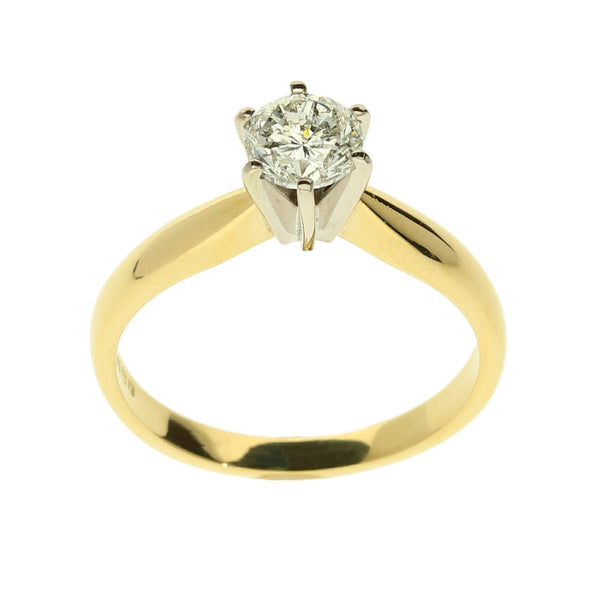 18ct Yellow Gold Engagement Ring - 0.57ct