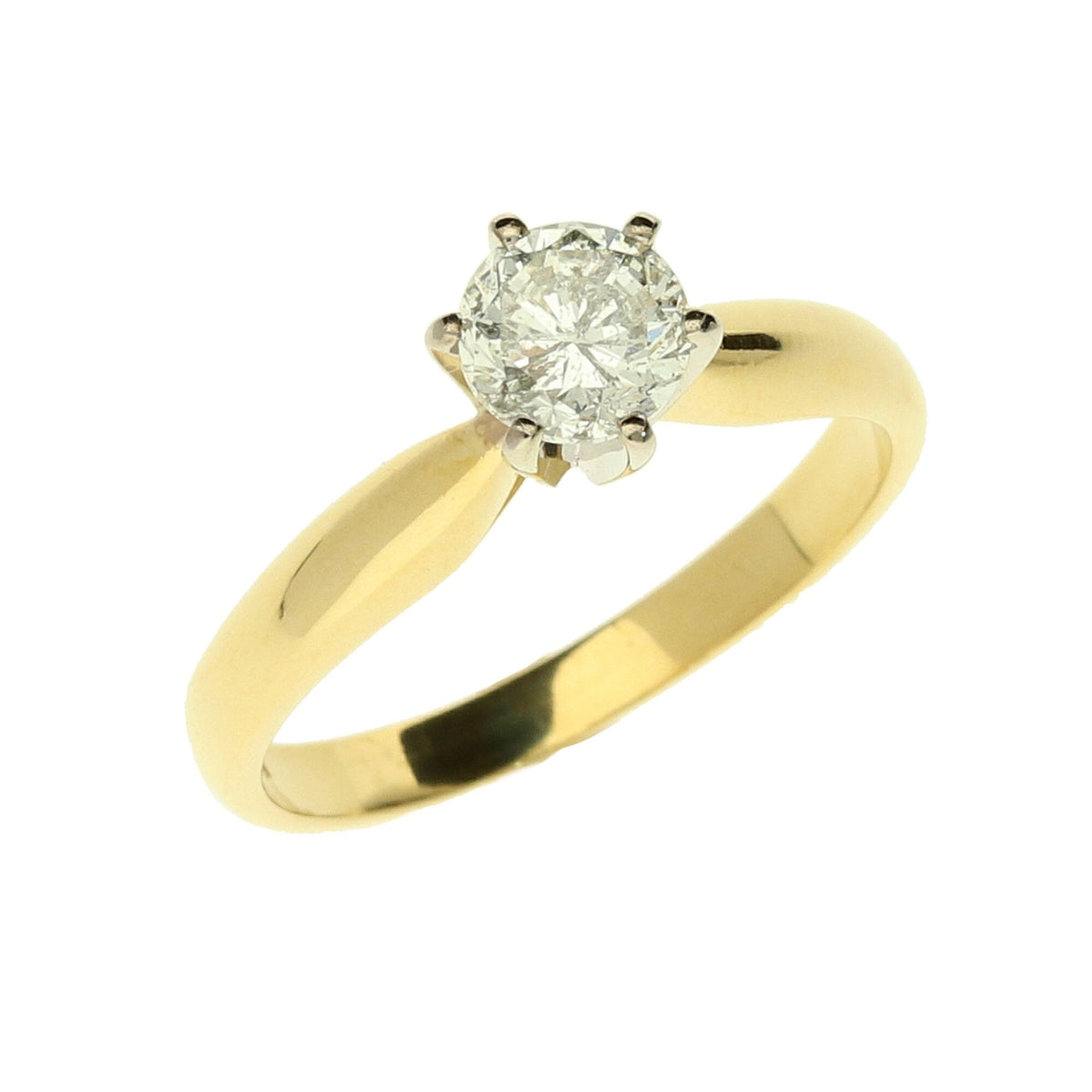 18ct Yellow Gold Engagement Ring - 0.57ct
