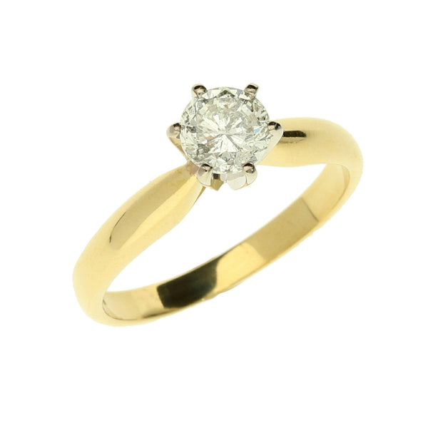 18ct Yellow Gold Engagement Ring - 0.57ct