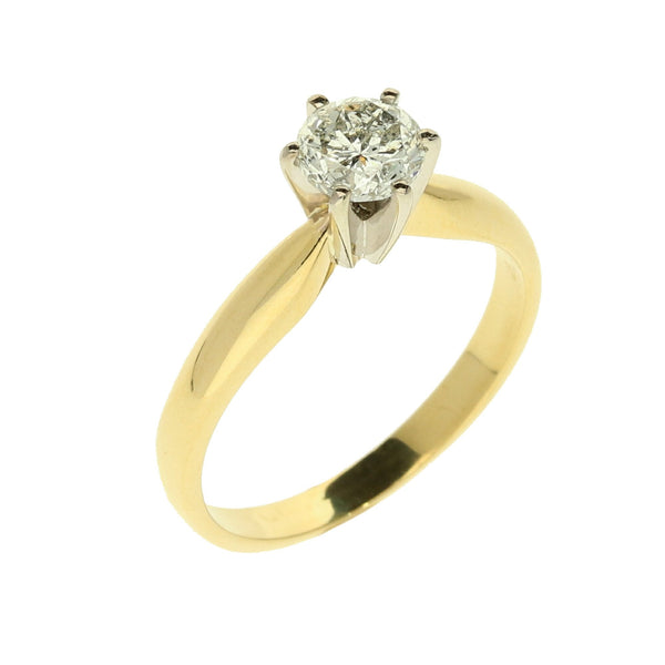 18ct Yellow Gold Engagement Ring - 0.57ct