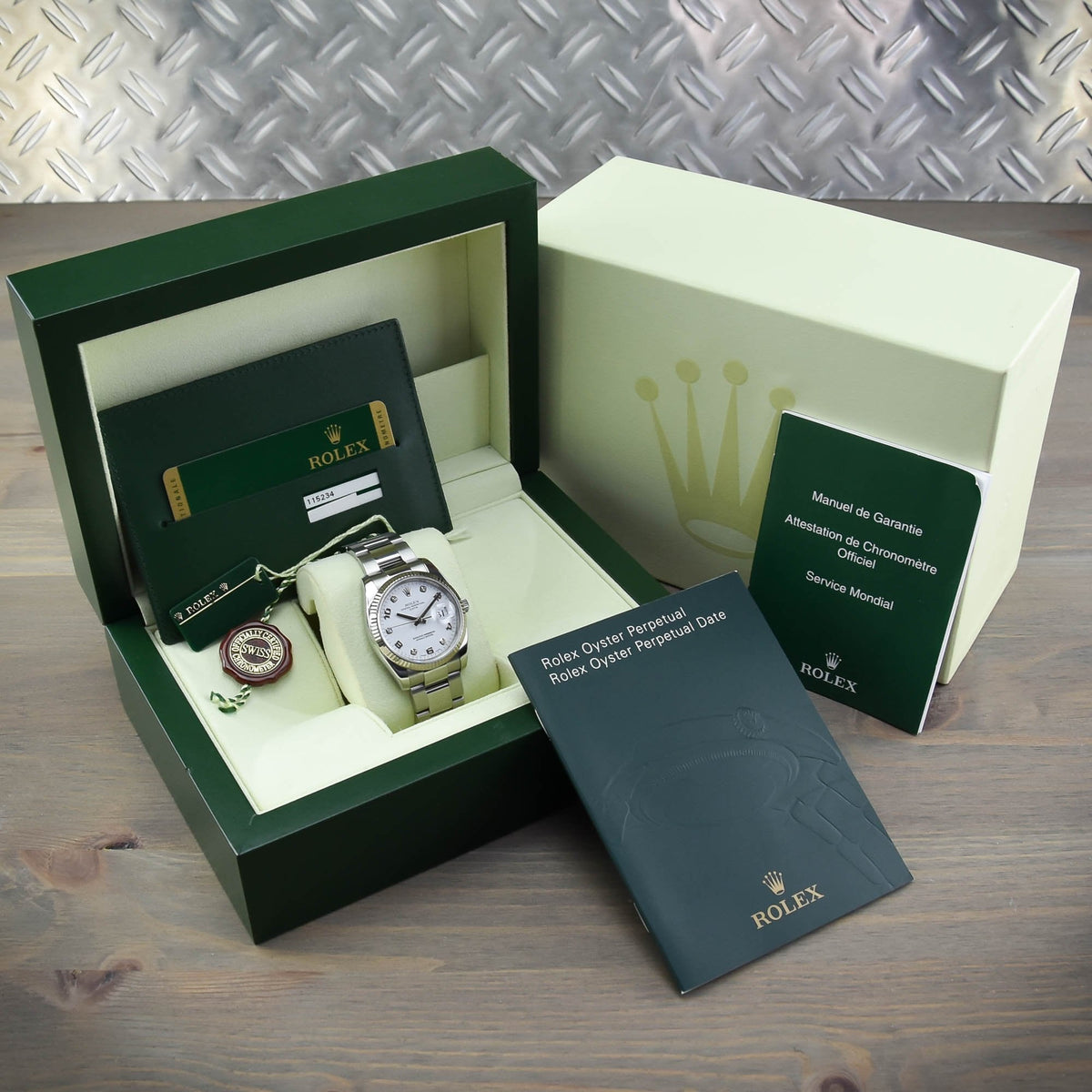 Date 115234 - White Diamond Dial - 2010