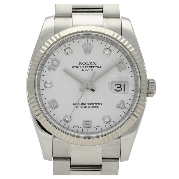 Date 115234 - White Diamond Dial - 2010