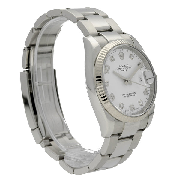 Date 115234 - White Diamond Dial - 2010