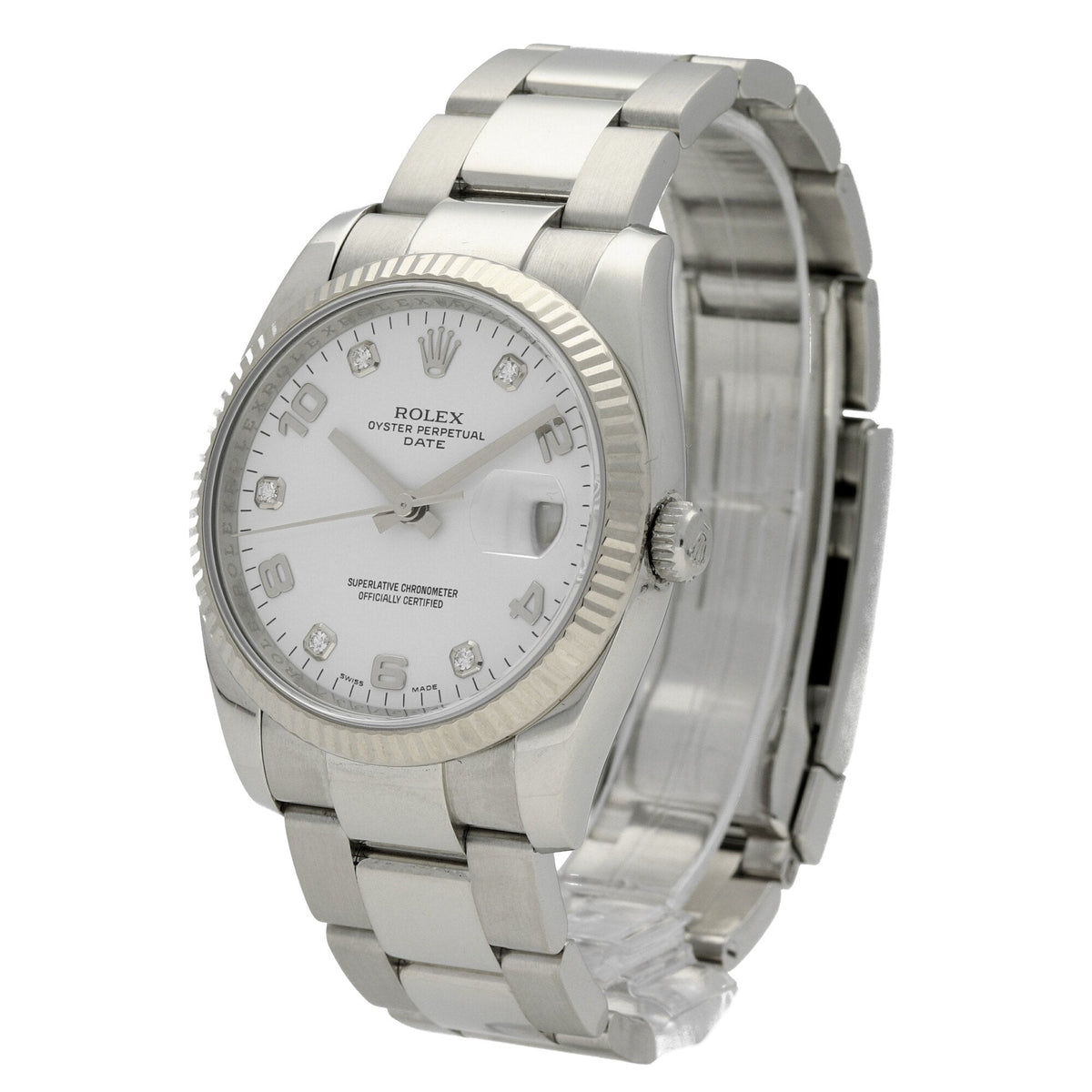 Date 115234 - White Diamond Dial - 2010
