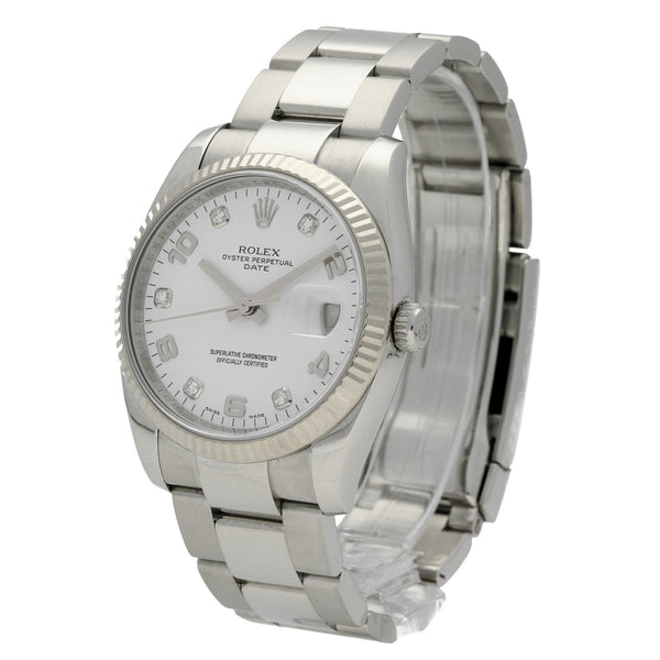 Date 115234 - White Diamond Dial - 2010