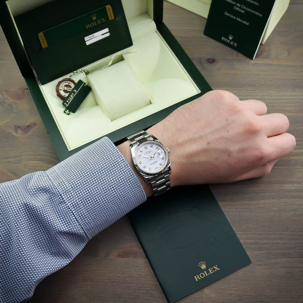 Date 115234 - White Diamond Dial - 2010