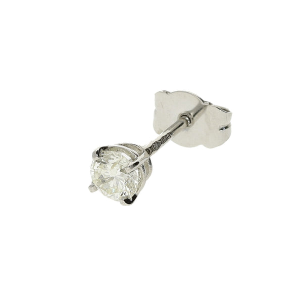 Platinum Diamond Stud Earring - 0.25ct