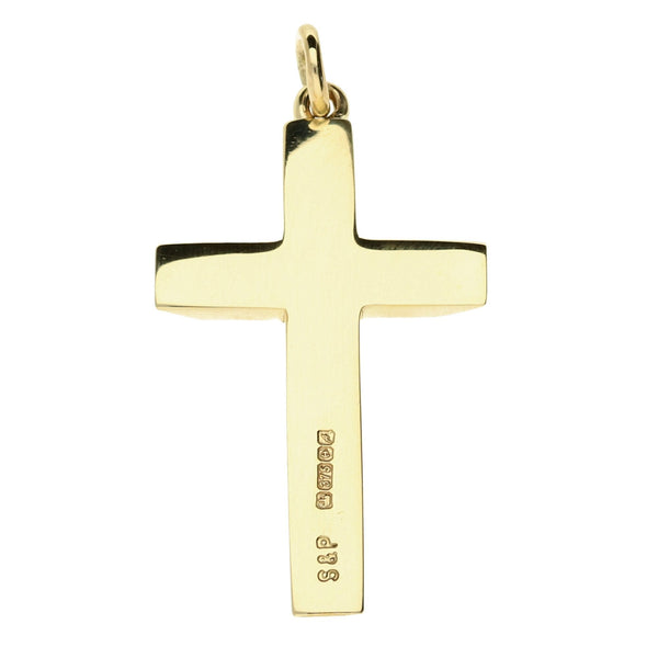9ct Yellow Gold Small Cross - 3.4g
