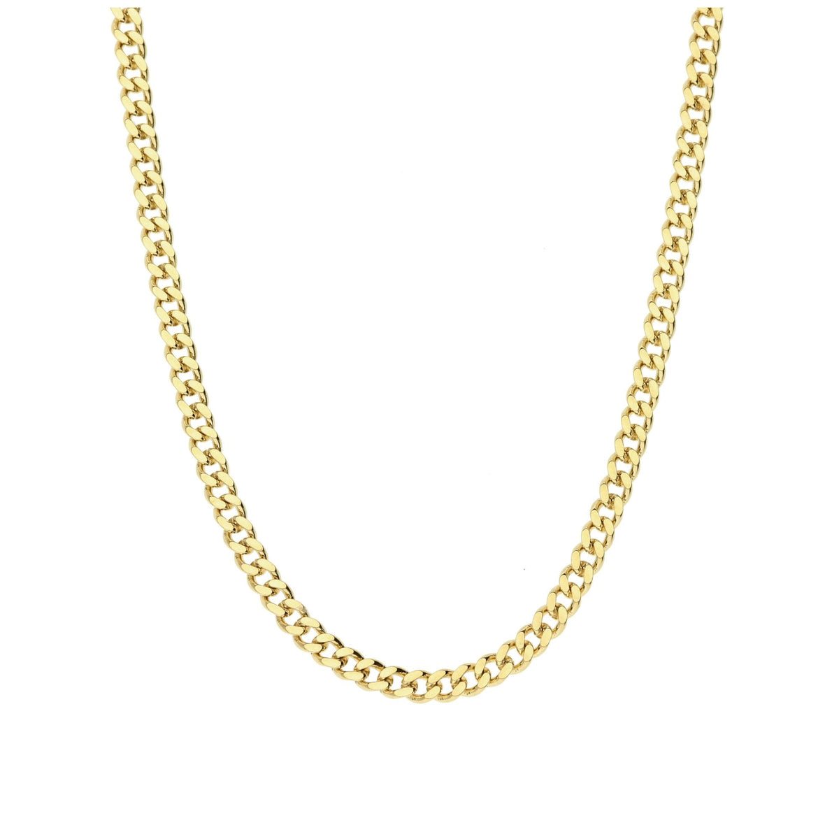 21 Inch 9ct Yellow Gold Curb Chain - 9.30g