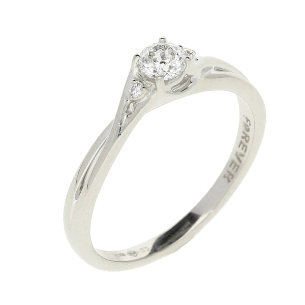 Platinum Certified Diamond Engagement Ring - 0.30ct