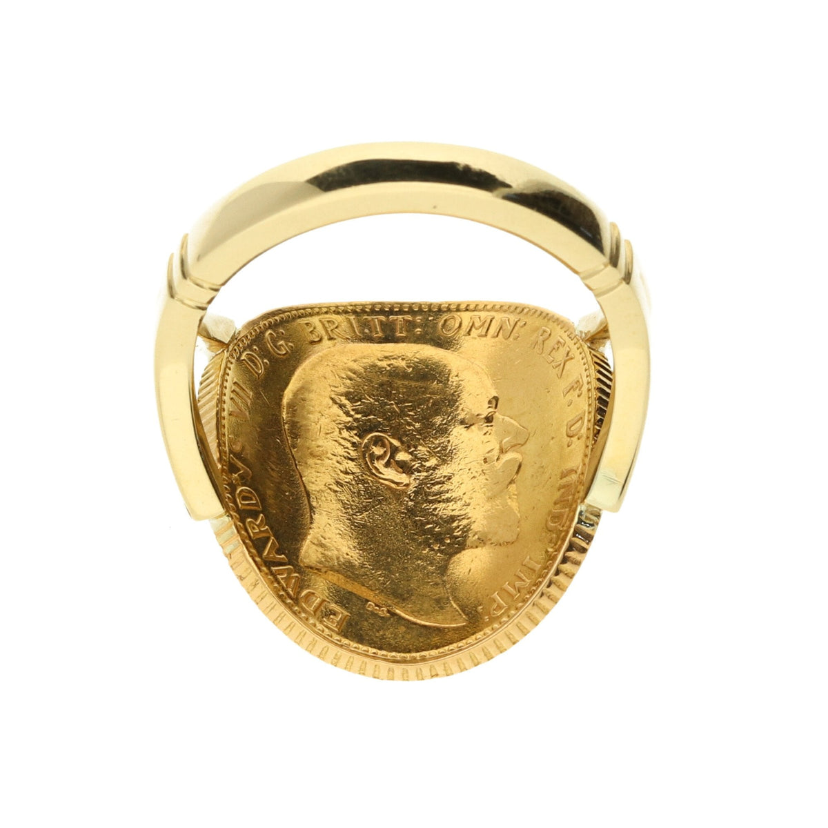 1904 Full Bent-Over Sovereign Ring - 10.9g