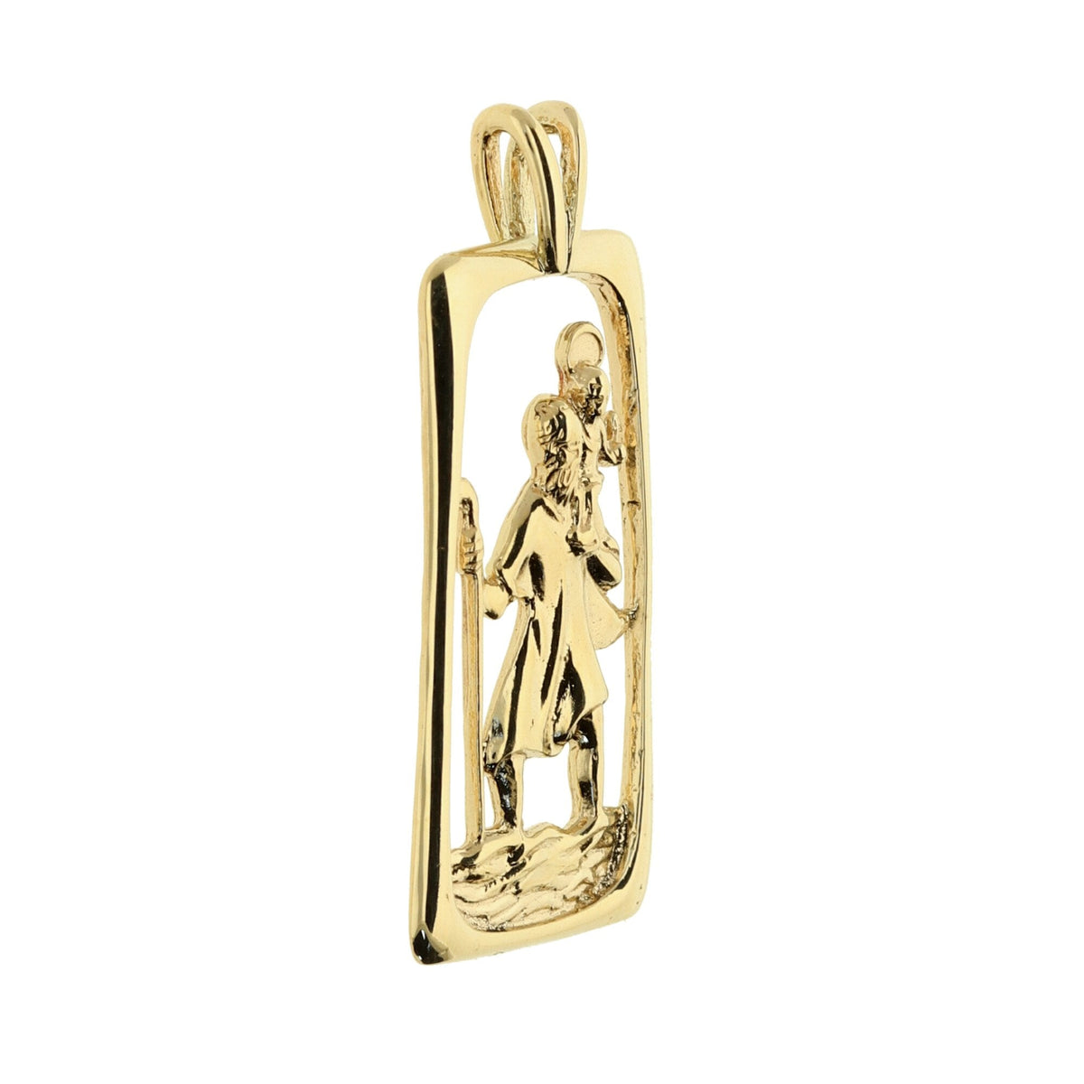 9ct Yellow Gold Saint Christopher Pendant 1.9g