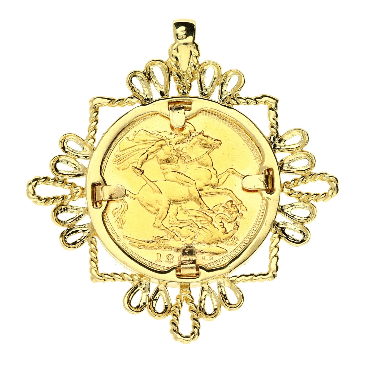 1895 Stylish Full Sovereign Queen Victoria Pendant - 9.1g