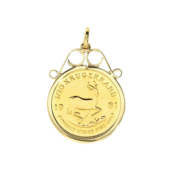 1981 1/10 Krugerrand Pendant - 4.2g