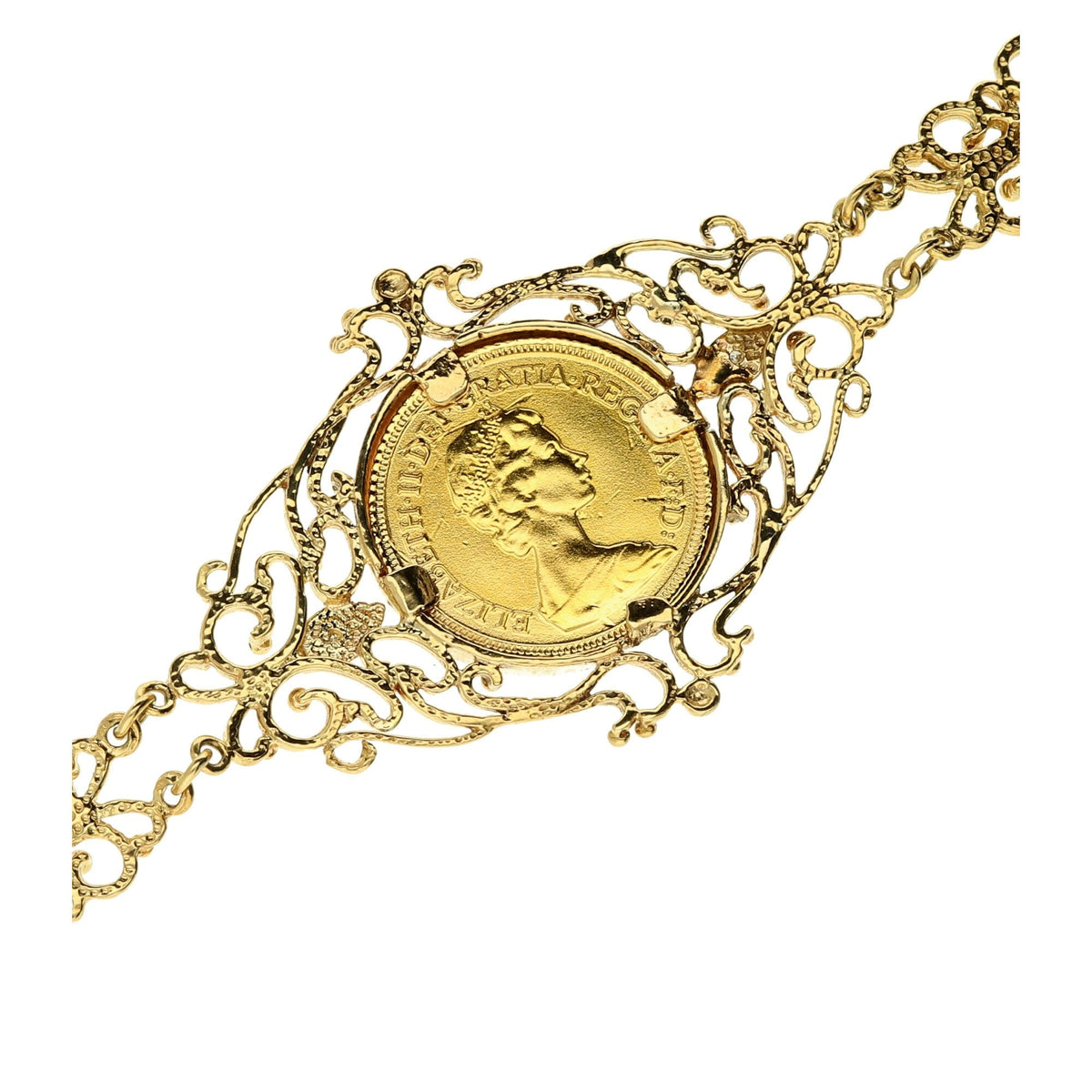 1982 Half Sovereign Fancy Bracelet - 18.6g