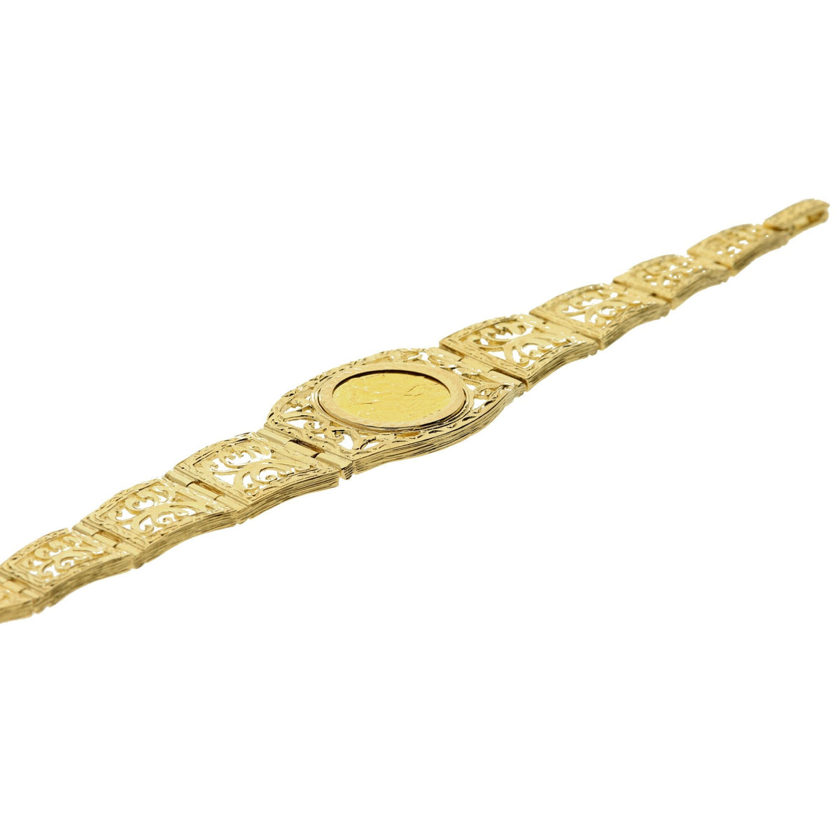 1910 Half Sovereign Stylish Bracelet - 31.0g
