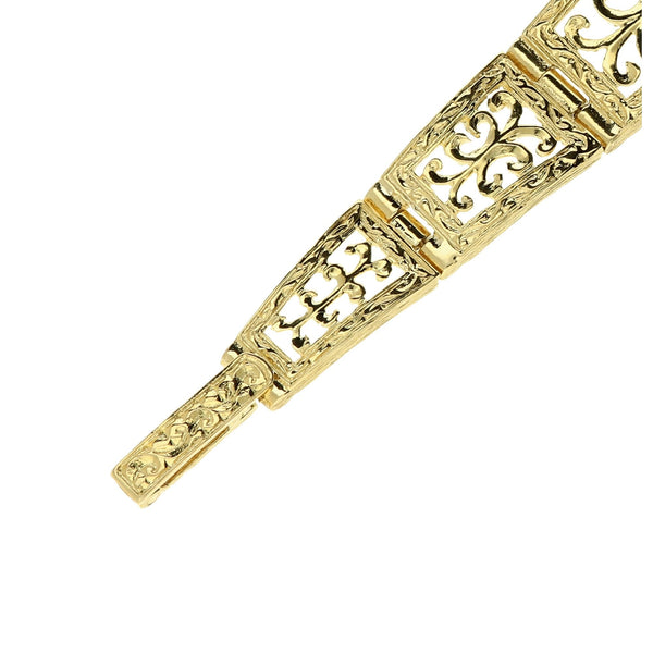 1910 Half Sovereign Stylish Bracelet - 31.0g