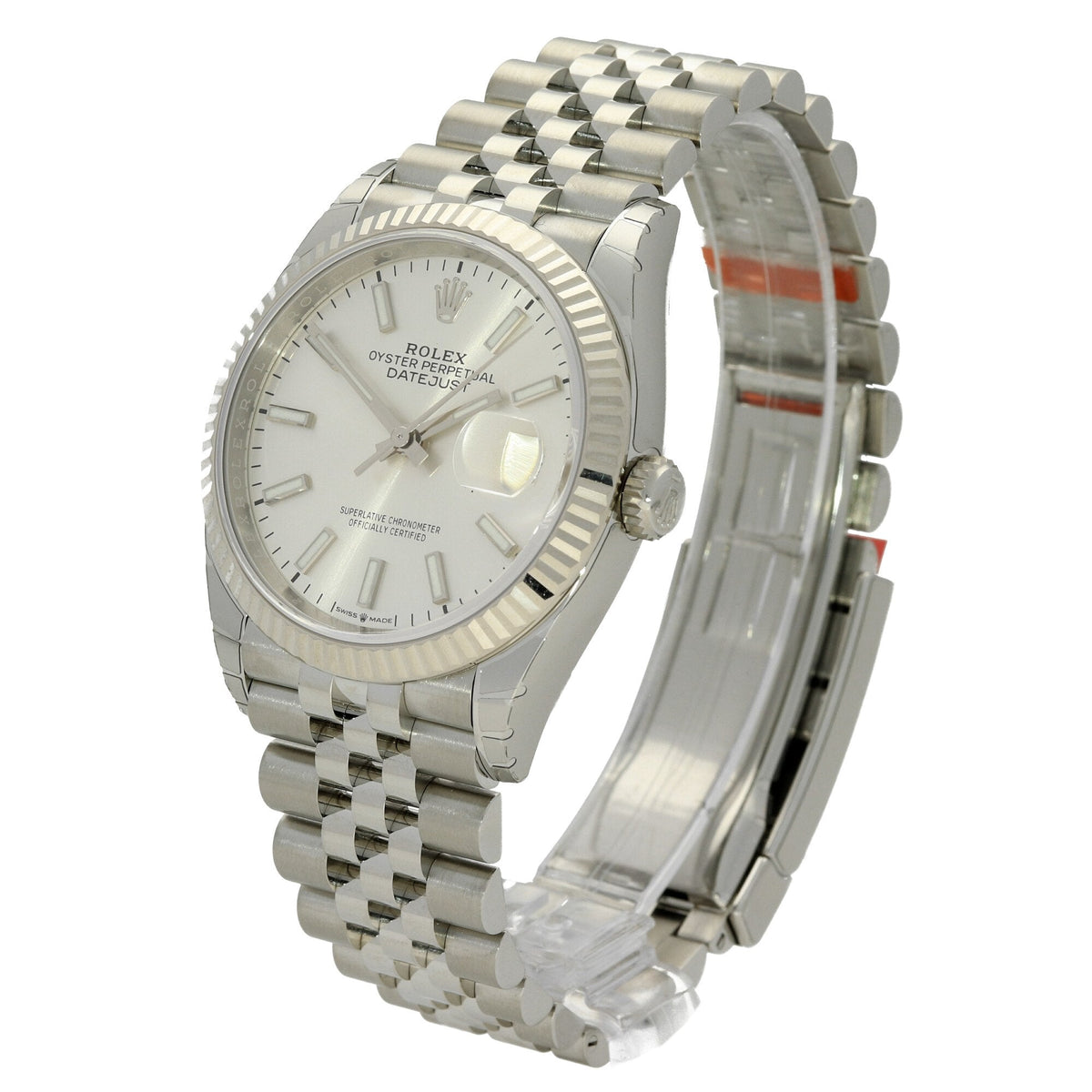 Datejust 126234 - Silver Baton Dial - 2019 Unworn