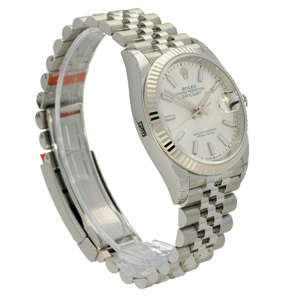 Datejust 126234 - Silver Baton Dial - 2019 Unworn